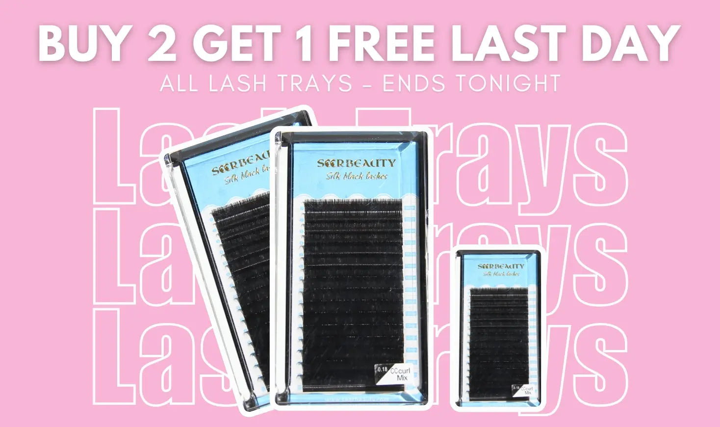 Buy 2 Get 1 Free Ends Tonight