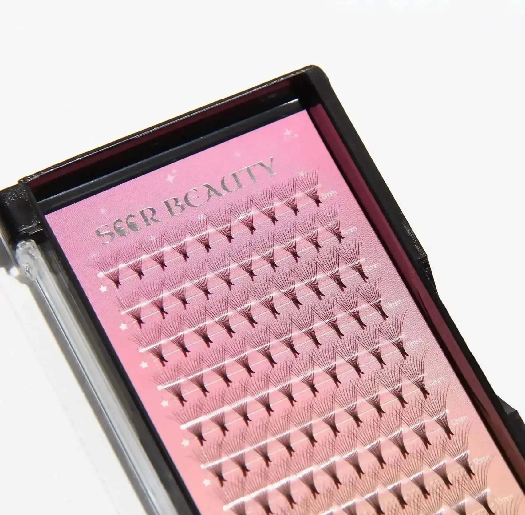 10D Premade Volume Fans Lashes 12 Rows 120 Fans (Pointy Base) seerbeauty