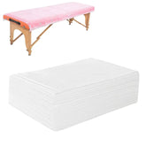 20Pcs Disposable Non-woven Fabric Bed Cover Fitted for Lash Salon Redberry