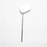 Large Stainless Steel Eyelash Extension Mirror 1 Pc Redberry