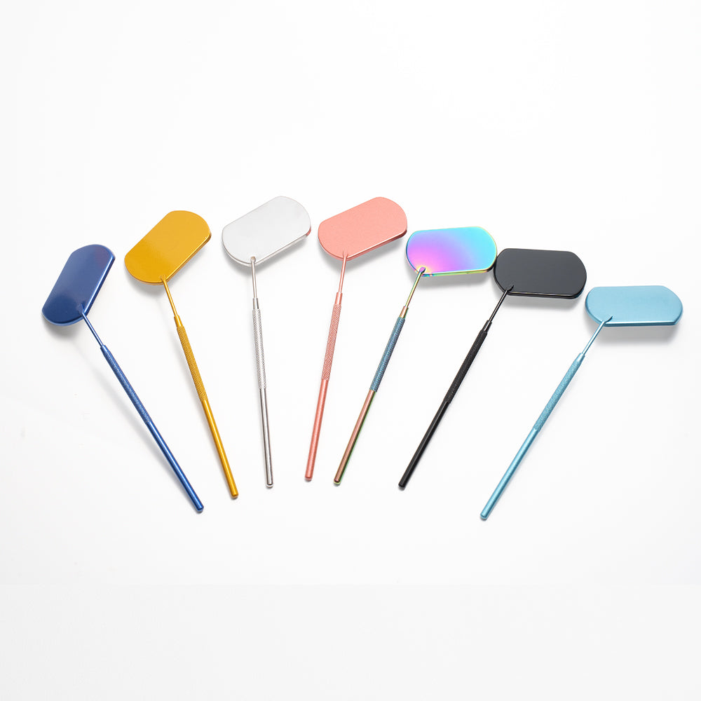 Large Stainless Steel Eyelash Extension Mirror 1 Pc Redberry