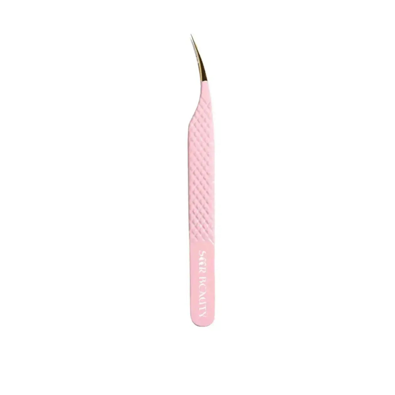 BP-01 Baby Pink FIBER TIP Classic Isolation Tweezers seerbeauty