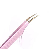 BP-01 Baby Pink FIBER TIP Classic Isolation Tweezers seerbeauty