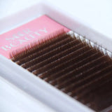 Deep Brown Eyelash Extensions seerbeauty