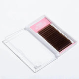 Deep Brown Eyelash Extensions seerbeauty