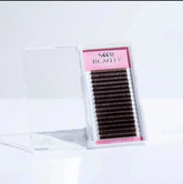 Black Brown Eyelash Extensions seerbeauty