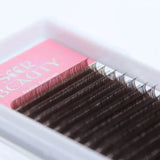 Black Brown Eyelash Extensions seerbeauty