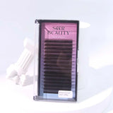 Brown 3D W-SHAPE LASHES ( Clover Lash ) Redberry