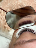 Burgundy Volume Eyelash Extensions Redberry