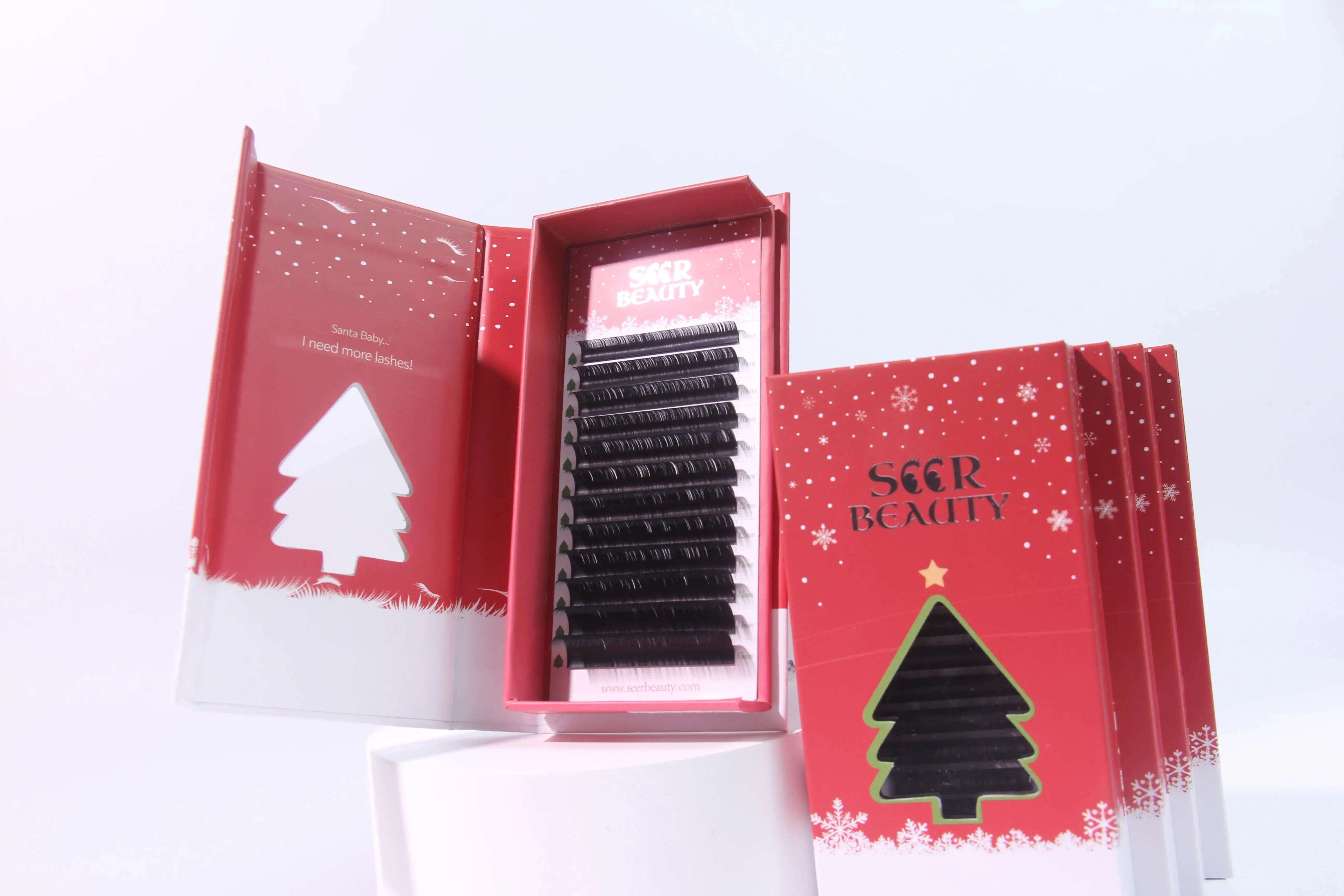 ๐ Christmas Lashes โ Limited Edition (Mix 8โ15mm) seerbeauty
