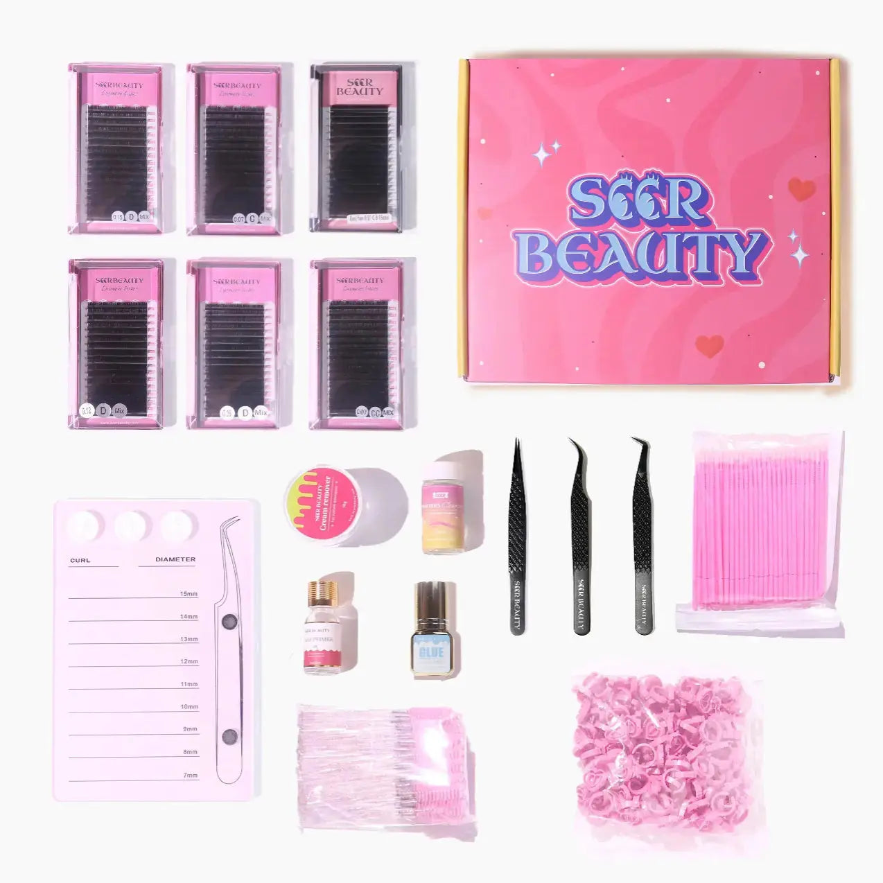 Classic & Volume Lash Extension Kit – Pro Starter Set for Lash Artists seerbeauty