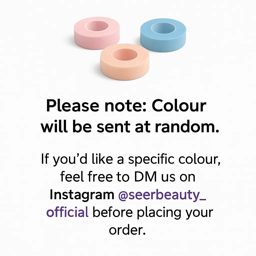 Colorful 3.6M Sensitive Lash Tape seerbeauty
