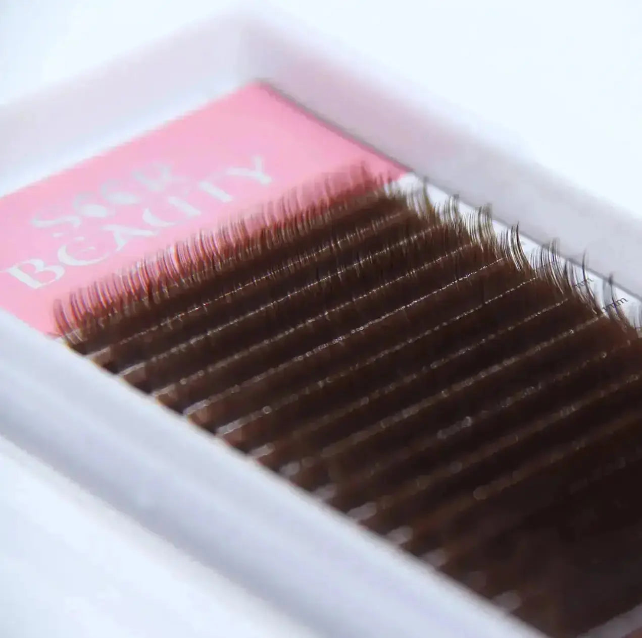 Dark Brown Eyelash Extensions seerbeauty