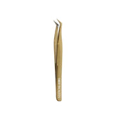 GSL-01 FIBER TIP GOLD TWEEZERS FOR EYELASH EXTENSION seerbeauty