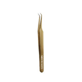 GSL-02 FIBER TIP GOLD TWEEZERS FOR EYELASH EXTENSION seerbeauty