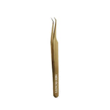 GSL-02 FIBER TIP GOLD TWEEZERS FOR EYELASH EXTENSION seerbeauty