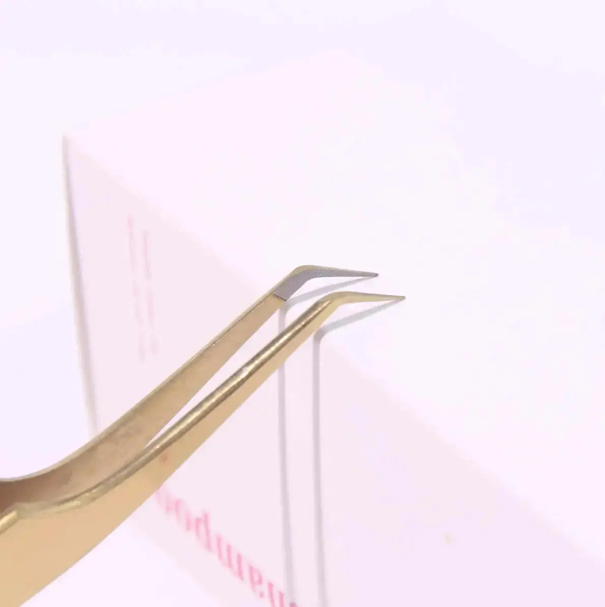 GSL-02 FIBER TIP GOLD TWEEZERS FOR EYELASH EXTENSION seerbeauty