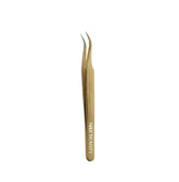 GSL-04 FIBER TIP GOLD TWEEZERS FOR EYELASH EXTENSION seerbeauty