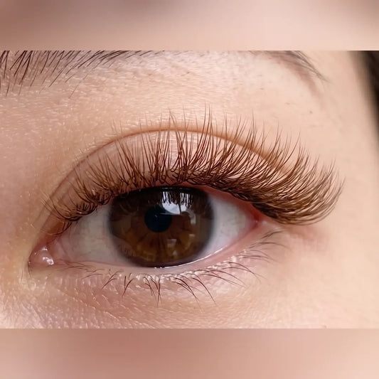 Light Brown Volume Eyelash Extensions Redberry