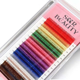 Mixed-colored Volume Eyelash Extensions Redberry