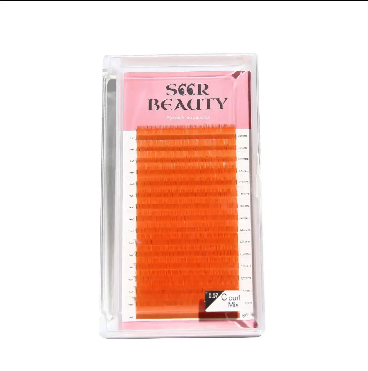 Orange Volume Eyelash Extensions Redberry