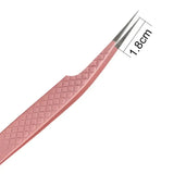 PINK-04 FIBER TIP Classic Straight Tweezers seerbeauty