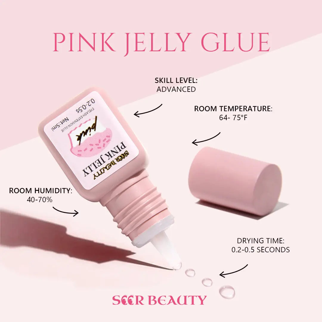 Pink Jelly Glue (0.2s-0.5s) seerbeauty