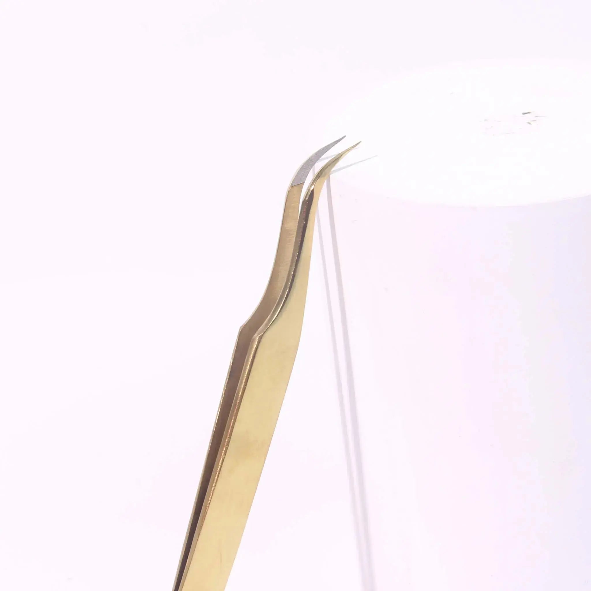 GSL-04 FIBER TIP GOLD TWEEZERS FOR EYELASH EXTENSION seerbeauty