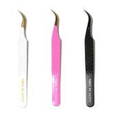SW-01 Curved Fiber Tip Tweezers for Eyelash Extensions seerbeauty