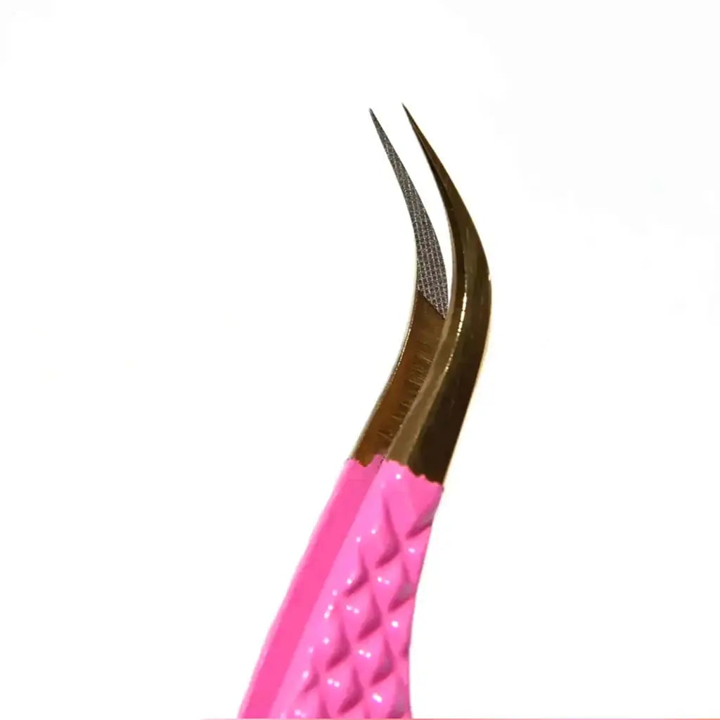 SW-01 Curved Fiber Tip Tweezers for Eyelash Extensions seerbeauty