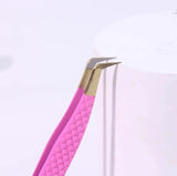 SW-02 Boot Fiber Tip Tweezers for Eyelash Extensions seerbeauty