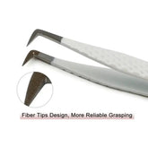 SW-03 90°-Degree Fiber Tip Tweezers for Eyelash Extensions seerbeauty
