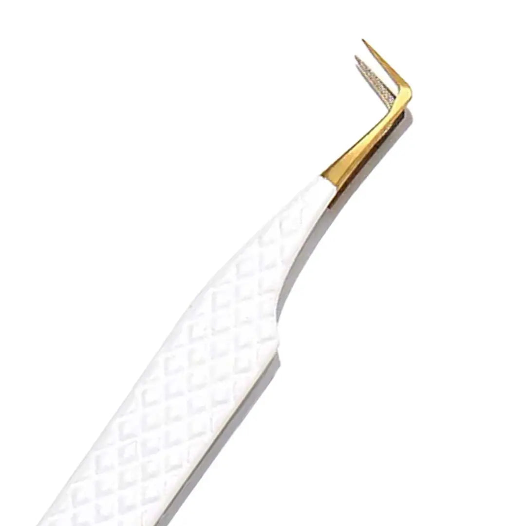 SW-04 45°-Degree Fiber Tip Tweezers for Eyelash Extensions seerbeauty