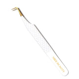 SW-04 45°-Degree Fiber Tip Tweezers for Eyelash Extensions seerbeauty