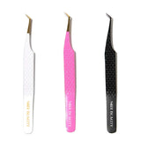 SW-04 45°-Degree Fiber Tip Tweezers for Eyelash Extensions seerbeauty