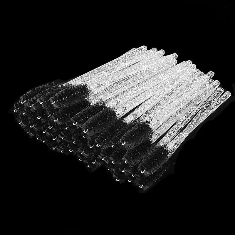 Crystal Rod Mascara Brush 50 Pieces/pack seerbeauty