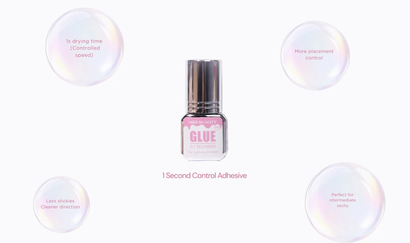 1 Second Lash Glue: Balanced Speed for Control