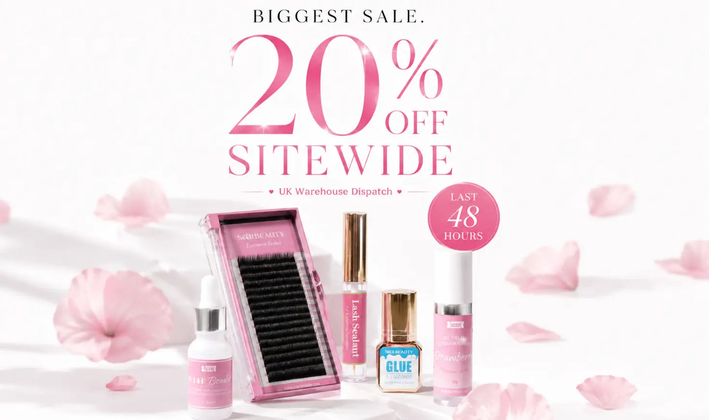 20% Off Lash Supplies: Stock Up on Professional Lash Products This Weekend