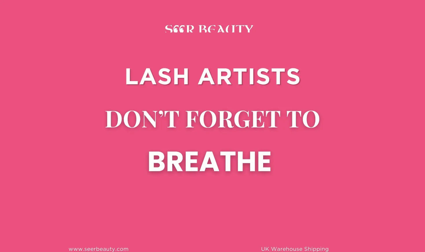 A Gentle Reminder for Lash Artists This December