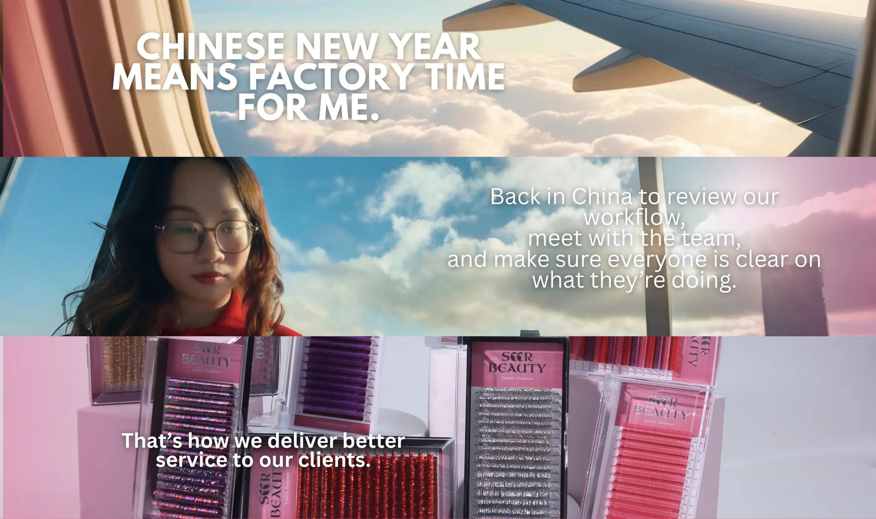 Back to the Factory: Supporting Custom Lash Brands from Source to Tray