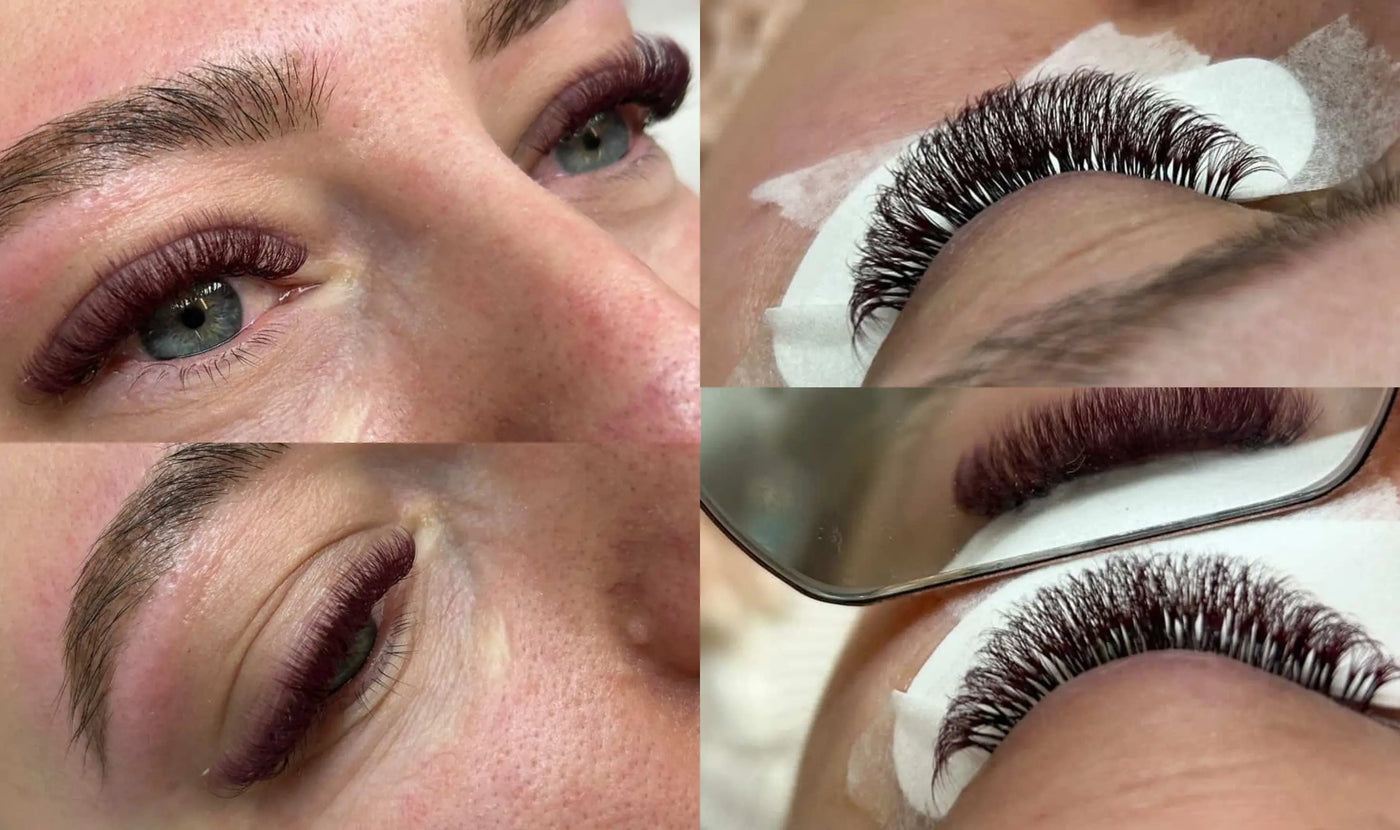 Burgundy Lash Extensions: A Subtle Way to Add Premium Value