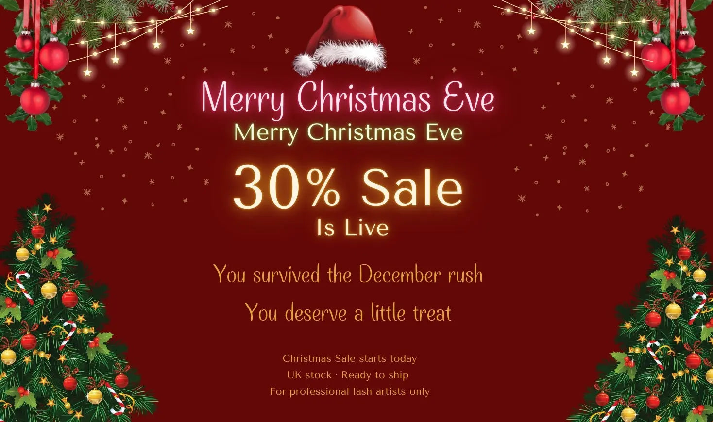 Christmas Eve — Lash Tech Support & Community