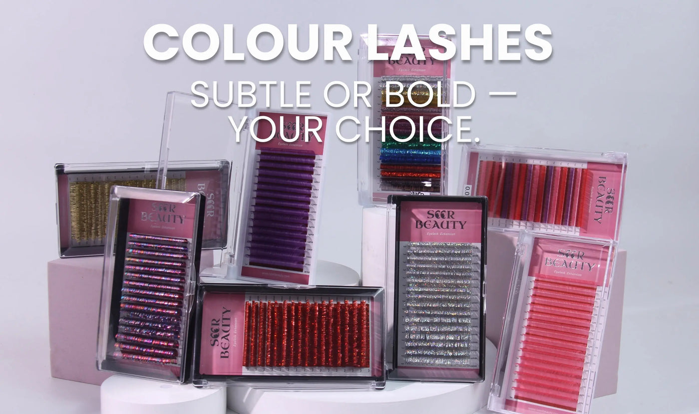 Colour Lashes: Subtle or Bold — Your Choice