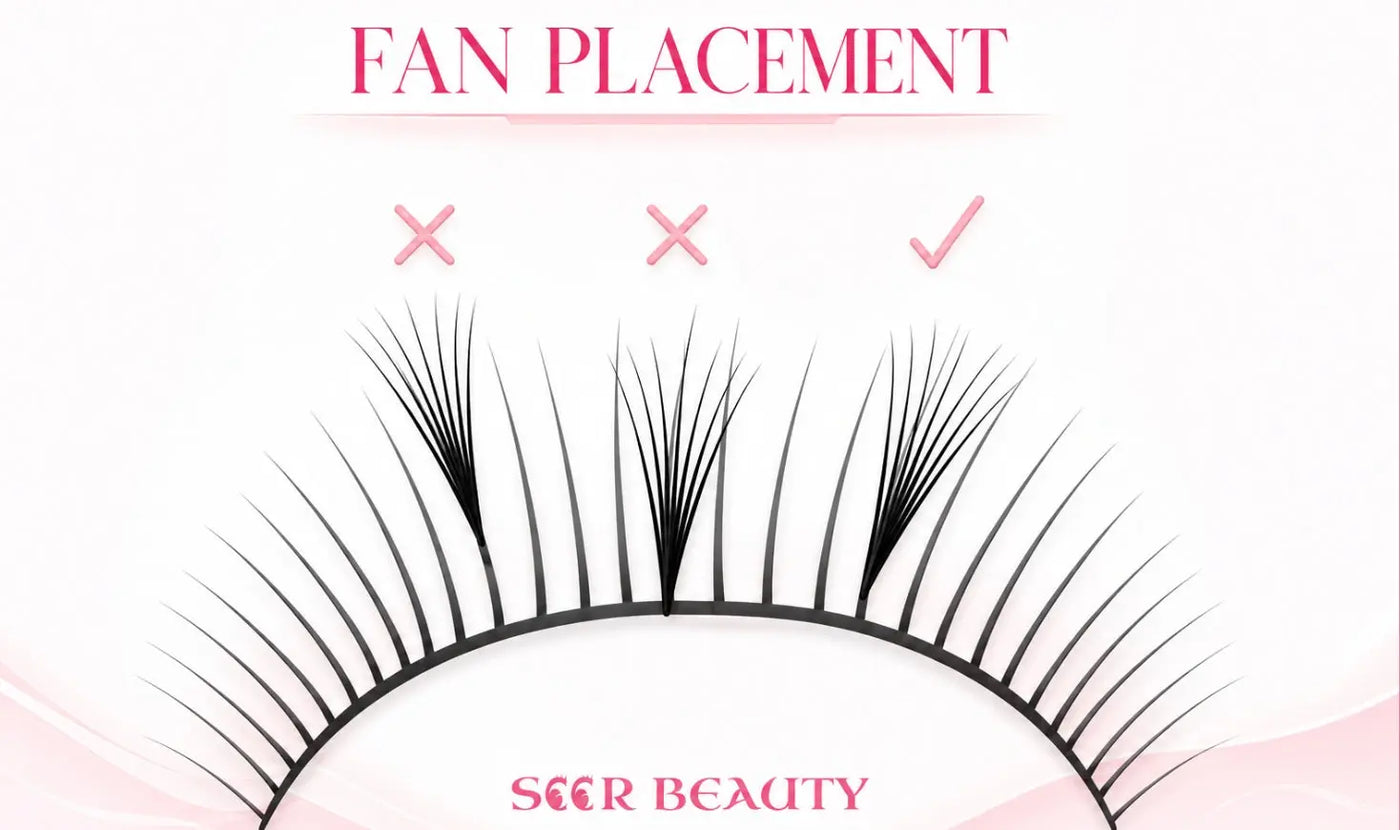 Fan Placement Tips for Lash Extensions: How to Create Cleaner Lash Sets