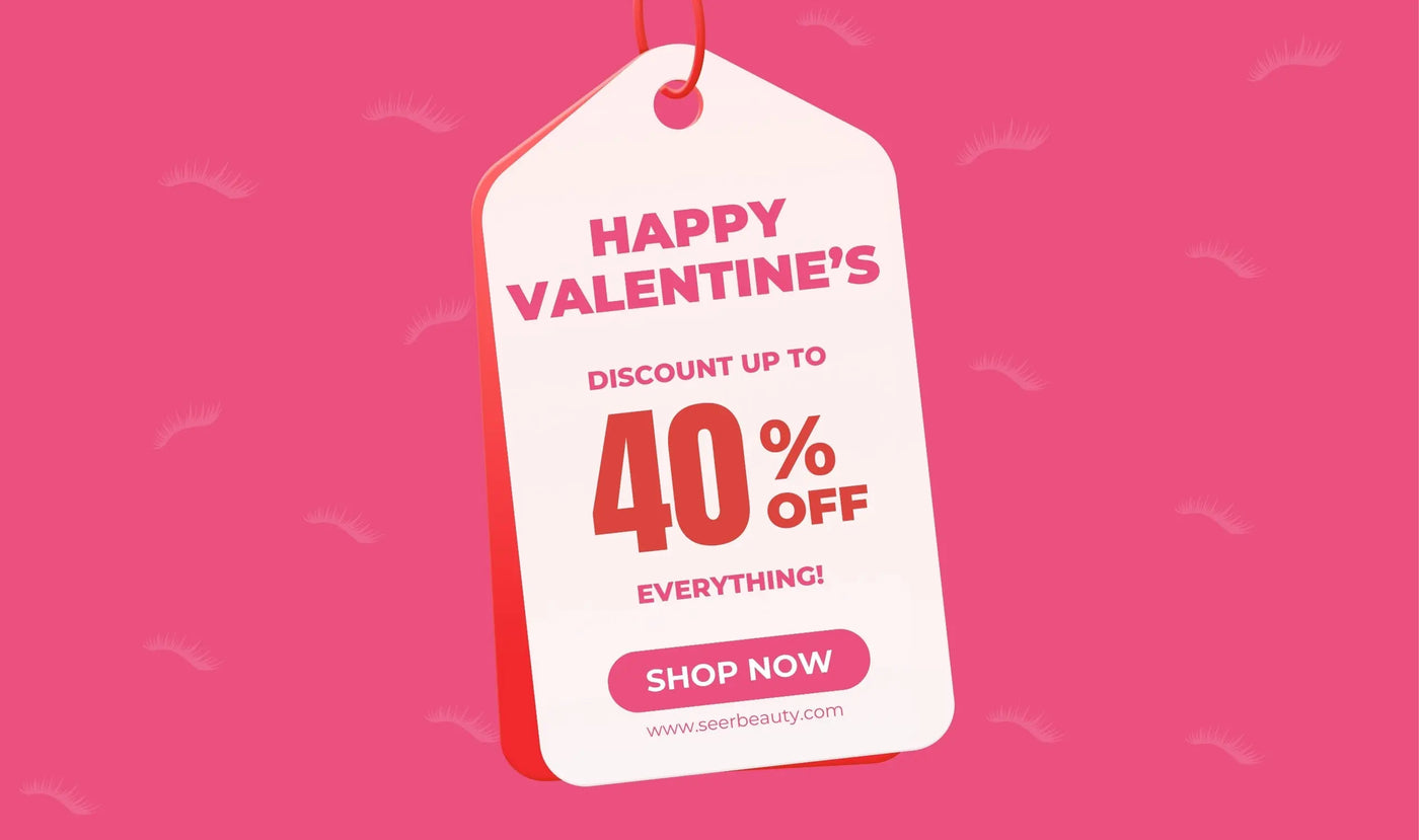 Happy Valentine’s Day: 40% Off Today (UK Lash Supplies &amp; Lashes)