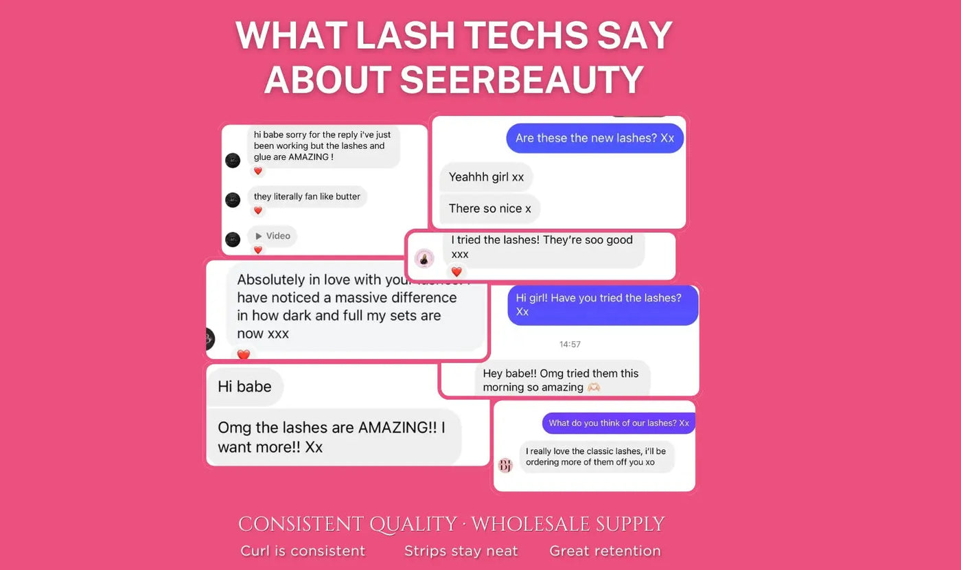 Real Lash Tech Feedback: Why Professionals Trust SeerBeauty Bulk Stock