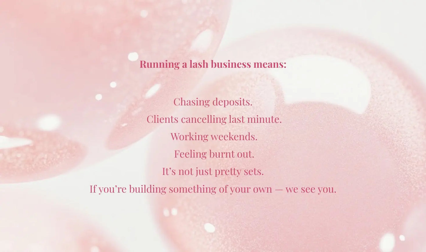 The Reality of Running a Lash Business
