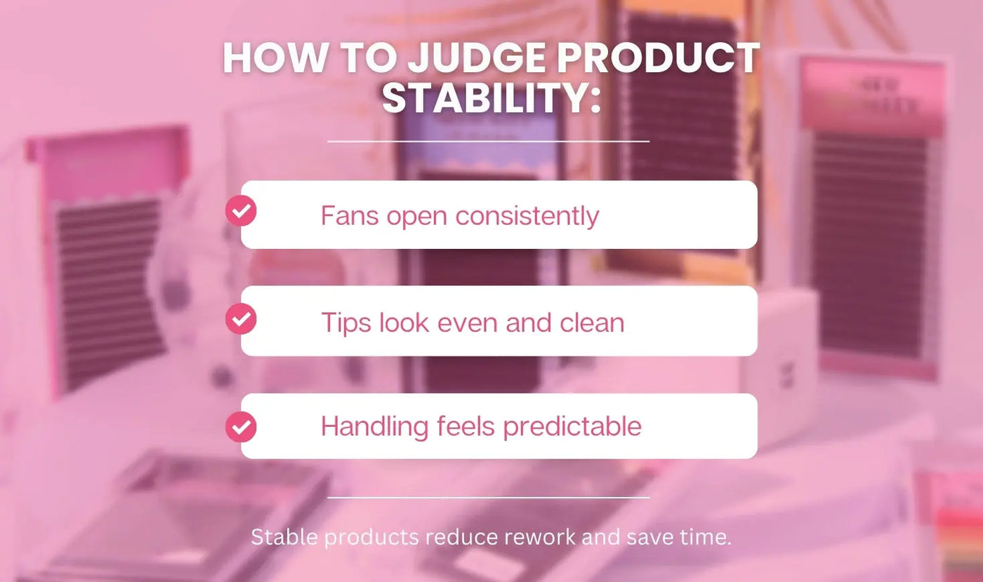 What Does “Product Stability” Really Mean in Lash Supplies?
