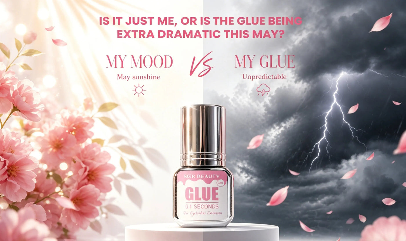 Why Your Lash Glue Feels Different in May – UK Humidity Explained