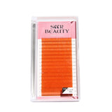 0.07MM Orange Volume Eyelash Extensions Redberry